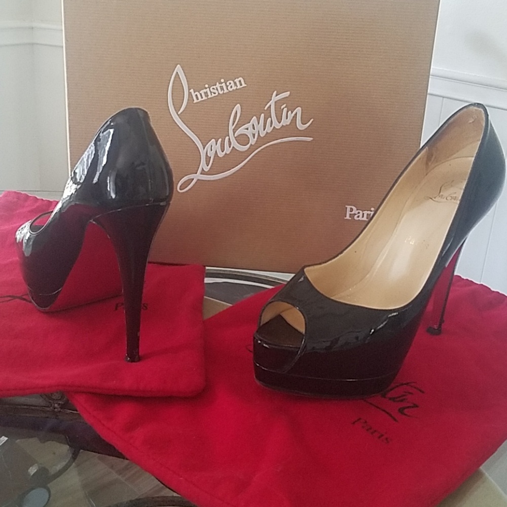 Black Louboutin Patent Leather Heels